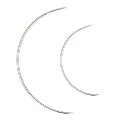 Pony gebogen stoffeerdersnaalden 0.91-1.02 x51-76mm