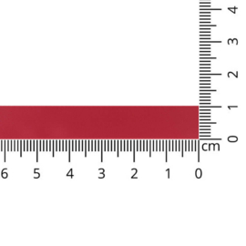 Satin Luxe- Double face rood 10mm