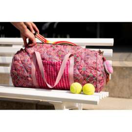 Poppy fabric  - Cotton Voille stepped patchwork