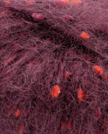 Phil Mohair Dots Bois de Violette