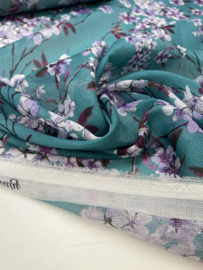 Deadstock fabrics Shades of purple& blue