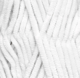 Pingouin chenille blanc