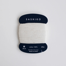 Daruma Sashiko draad - wit