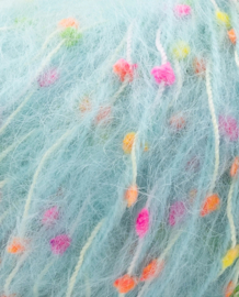 Phil Mohair Dots Aqua