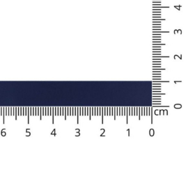 Satin Luxe- Double face blauw 10mm