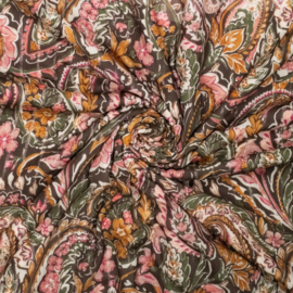 Paisley viscose/metal