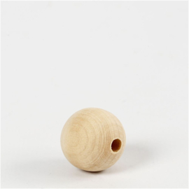 Houten kraal 20mm
