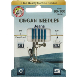 Organ needles eco-pack Jeans 90-100