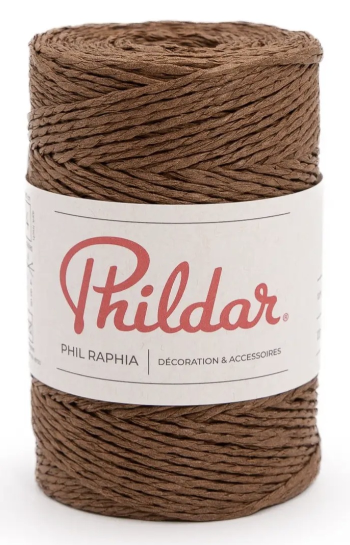 Phil Raphia, kleur Chocolat