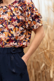 Eglantine &Zoe Bella blue indigo -poplin