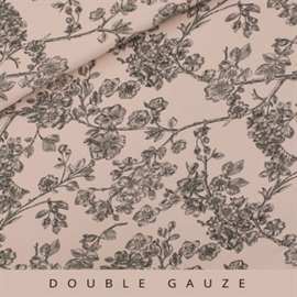 See you at six - Double Gauze -Cherry Blossom