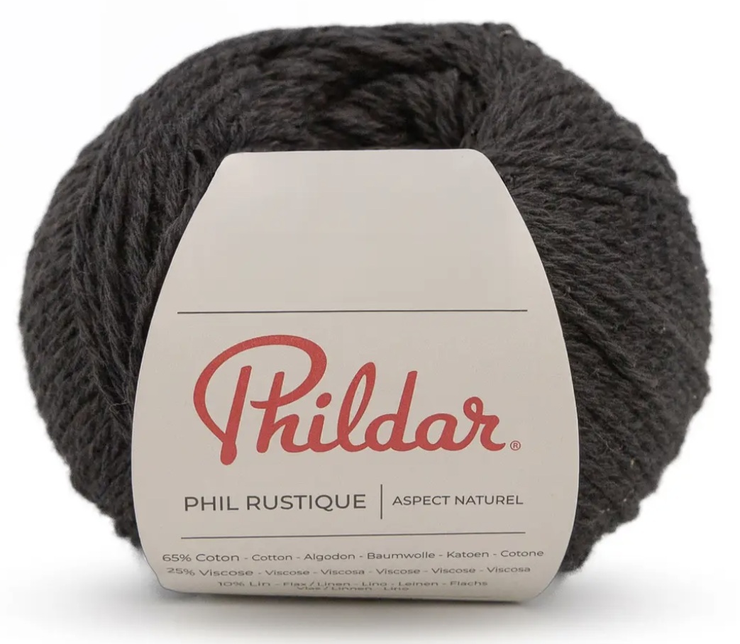 Phildar Phil Rustique, kleur Noir