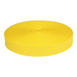 Keperband -Tassenband extra stevig 32mm - geel