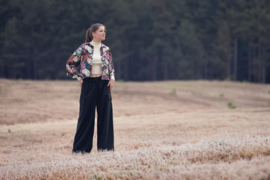 See You At Six Linnen / viscose  blend Natuurlijk zwart