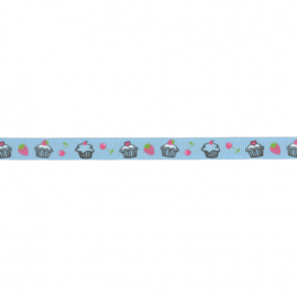 ripslint cupcake blauw, 9mm