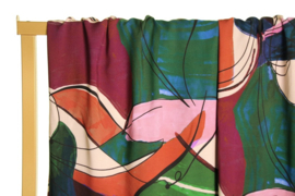 Atelier Jupe - Absract and colourful print viscose