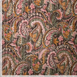 Paisley viscose/metal