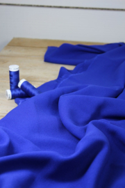 Eglantine & Zoe - Crepe de viscose - Blue Royal