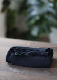 Mind the Maker Viscose trim knit - caviar