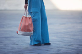 See You At Six Linnen / viscose  blend Niagra blauw