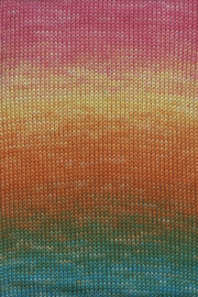 Lang Yarns Quattro dégradé, kleur 6