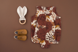 See You At Six Peonies- Linnen / viscose  blend - Peonies