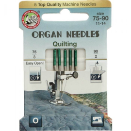 Organ Needles eco pack Quilting 75-90