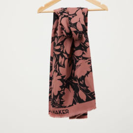 Mind the maker Floral Shade - Rosewood -  Leia crepe