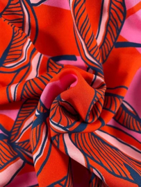 Bittoun - Leaves in pink en red