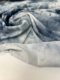 Deadstock fabric:  jersey Shades of blue