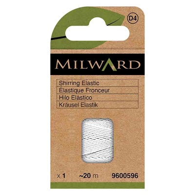 Milward Rimpelelastiek 0.75 wit