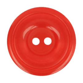 Bottoni Italiani  knoop rood, 12.5mm