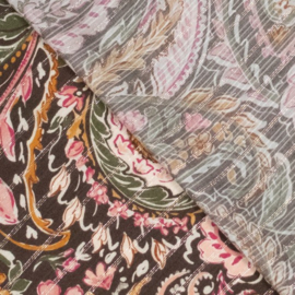 Paisley viscose/metal