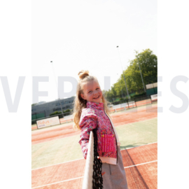 Poppy fabric  - Cotton Voille stepped patchwork
