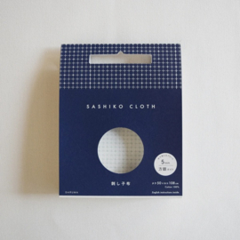 Daruma Sashiko Cloth grid - wit