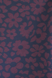 MeetMilk Aster Bloom Jacquard - Pinot/Dark Navy