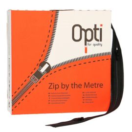 Rits op rol, zwart