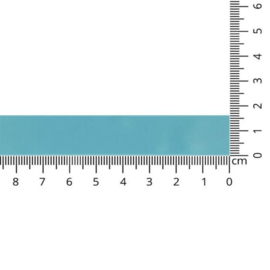 Satin Luxe- Double face blauw 16mm