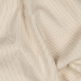 Rib jersey, naturel
