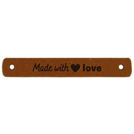 Durable label Made with love, 2st