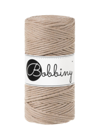 Bobbiny macramé 3mm kleur Sand