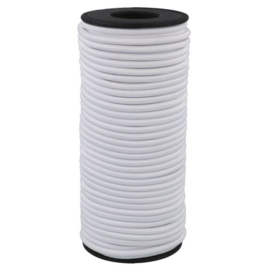 koordelastiek wit 4mm