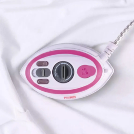 Prym persstrijkijzer mini met etui roze