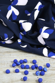 Eglantine&Zoe knoop Herisson blue royal, 10mm