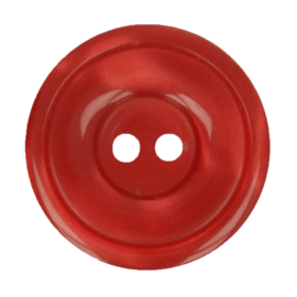 Bottoni Italiani knoop rood, 17.5mm