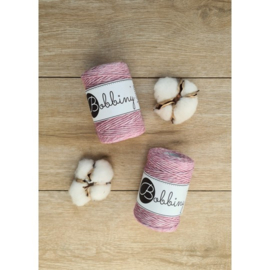 Bobbiny macramé 1.5mm kleur Raspberry Shake