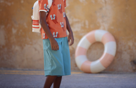 See You At Six French -Stoffig Turquoise