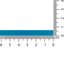 Satin Luxe- Double face blauw 6mm