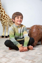 Punto 53, kids merino 120 degrade