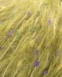 Phil Mohair Dots Vert Bourgeon